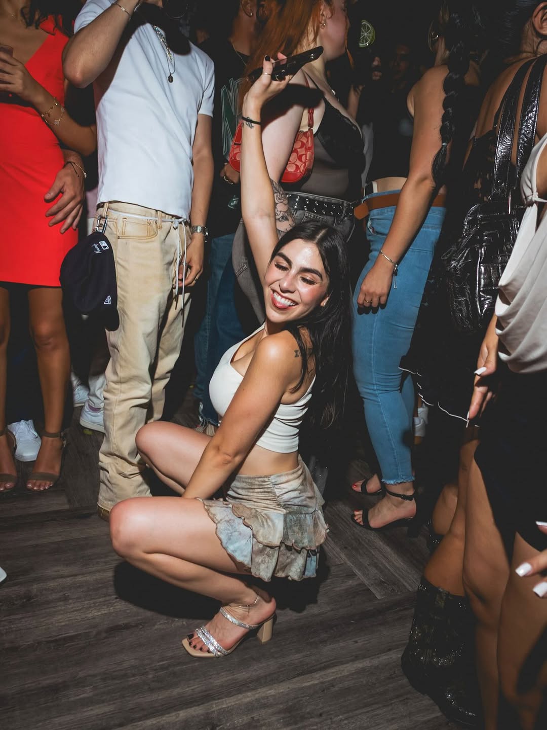 On the dancefloor