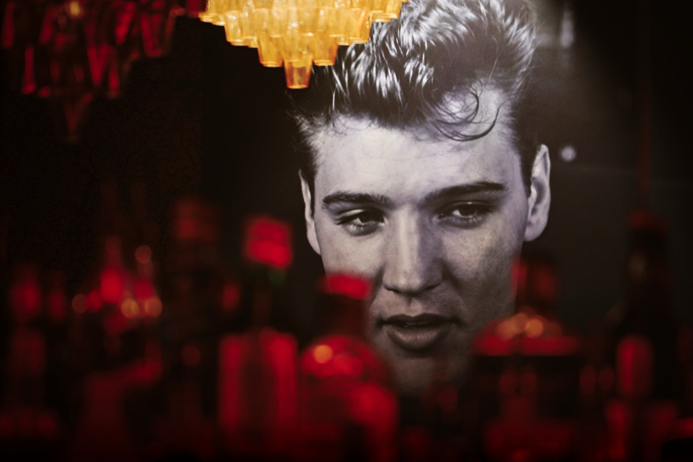 Elvis mural detail